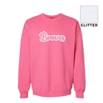 SES543<br>Adult Crewneck "Glitter Braves"