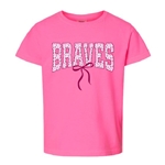 SES547<br>Youth Comfort Colors "Braves w/Bow"