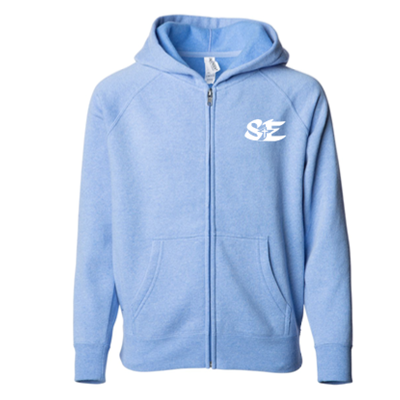 SES297<br>Youth Full Zip Jacket Pacific Blue