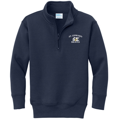 SES321<br>Youth 1/4 Zip Fleece Pullover Sweatshirt - UNIFORM APPROVED