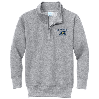 SES321<br>Youth 1/4 Zip Fleece Pullover Sweatshirt - UNIFORM APPROVED