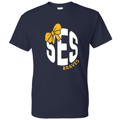 SES448<br>Youth Gildan S/S (Bow Design)