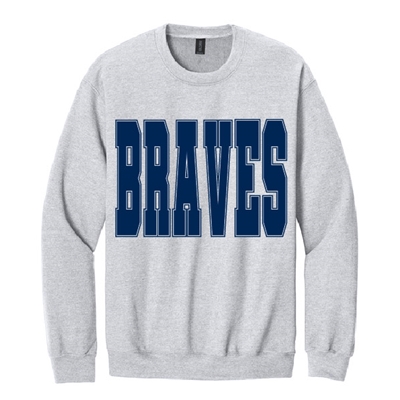 SES538<br>BRAVES Crewneck Sweatshirt